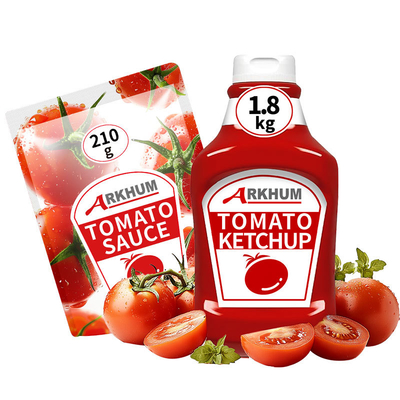 jakość Przyprawiony sos pomidorowy 17,3 g węglowodanów 4,6 g białka na 100 g fabryka