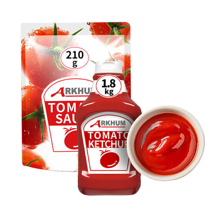 jakość Sos pomidorowy smakowy i ketchup przyprawiony z 7% Wartością Odżywczą Referencyjną Odpowiedni do wszystkich rodzajów makaronu Łatwy i szybki w użyciu fabryka